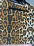 Women Low Neck Cut Animal Print Crop Tops